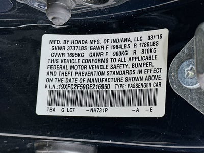 Honda Civic Sedán LX 2016