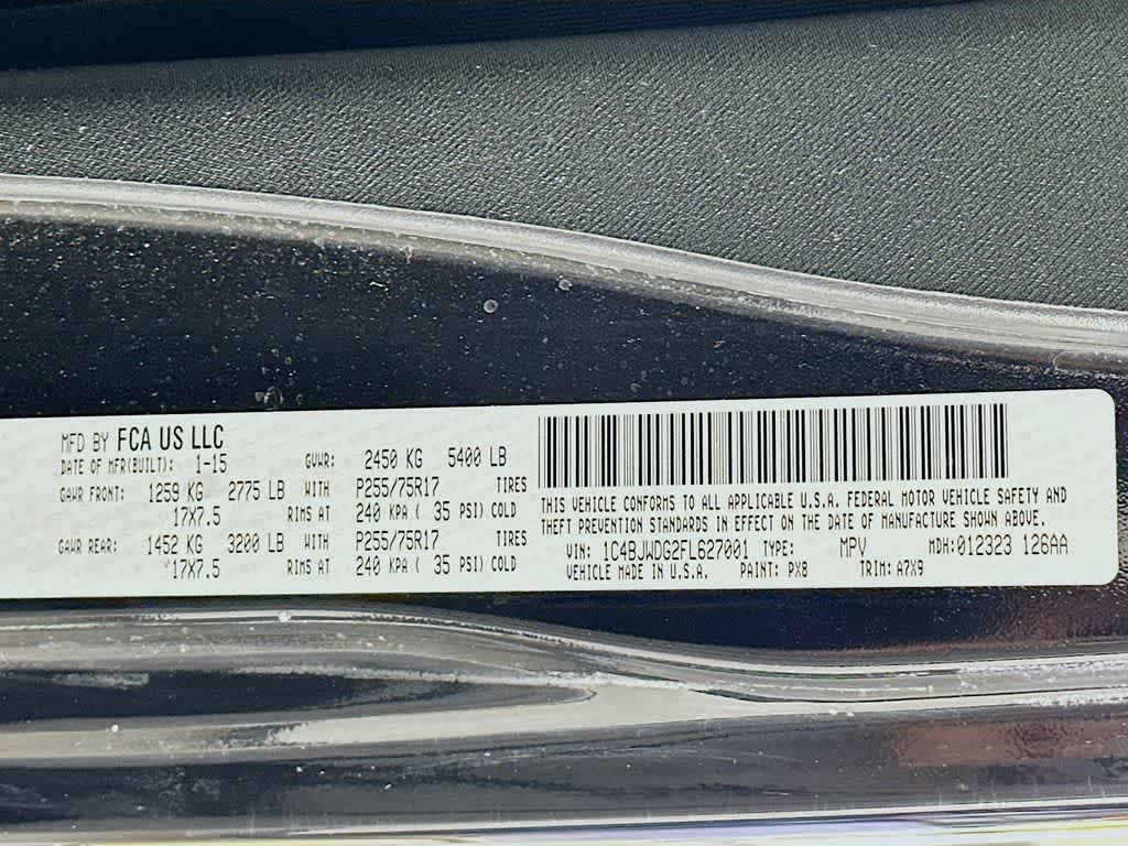 Jeep Wrangler Unlimited Sport 2015