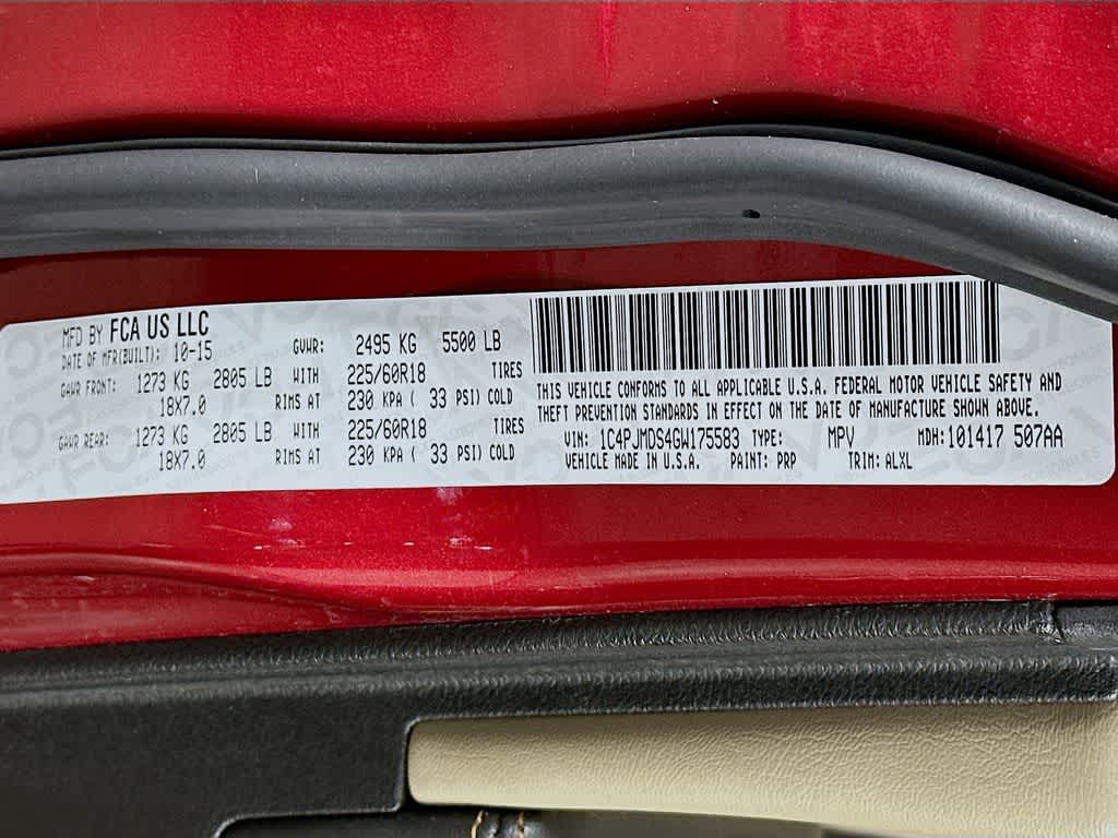 Jeep Cherokee Limited 2016