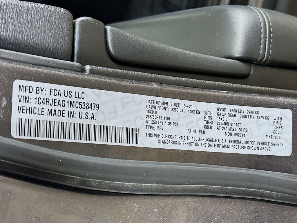 Jeep Grand Cherokee Laredo E 2021