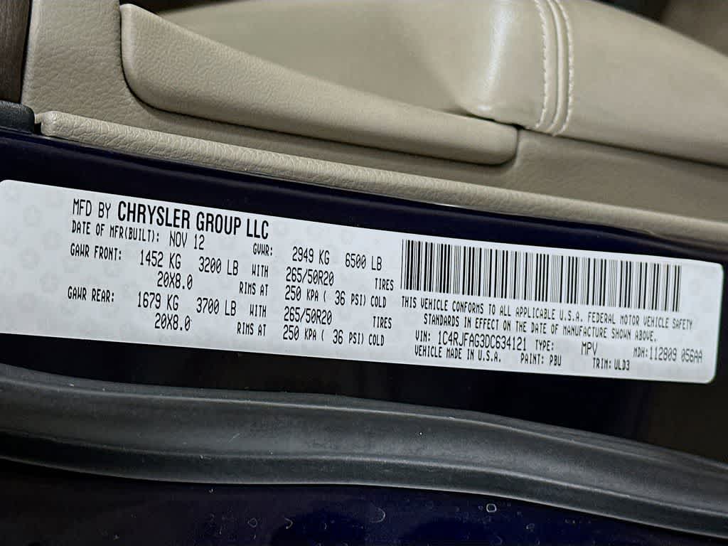 2013 Jeep Grand Cherokee Laredo