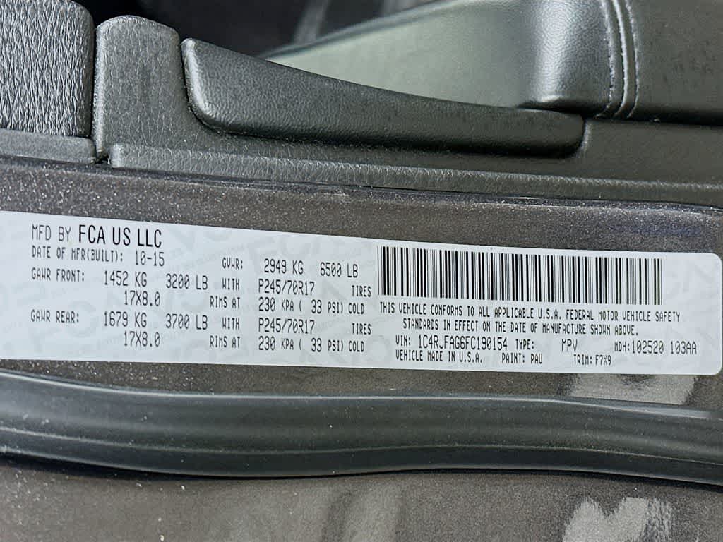 Jeep Grand Cherokee Laredo 2015