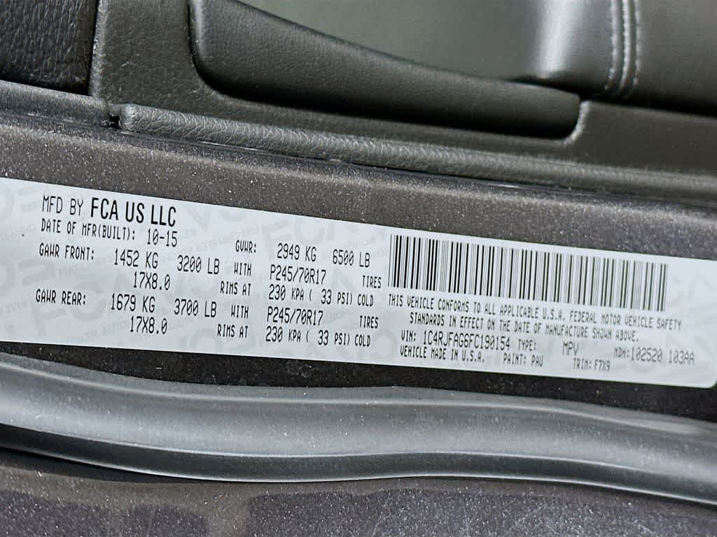 Jeep Grand Cherokee Laredo 2015