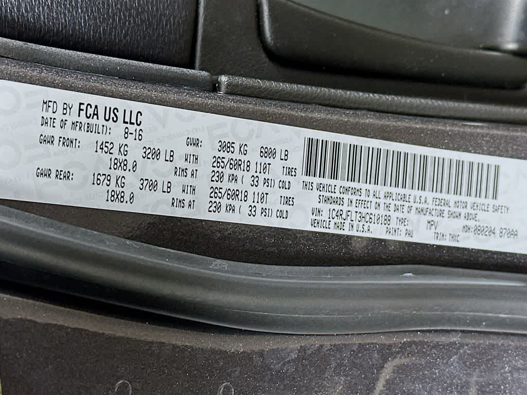 Jeep Grand Cherokee Trailhawk 2017