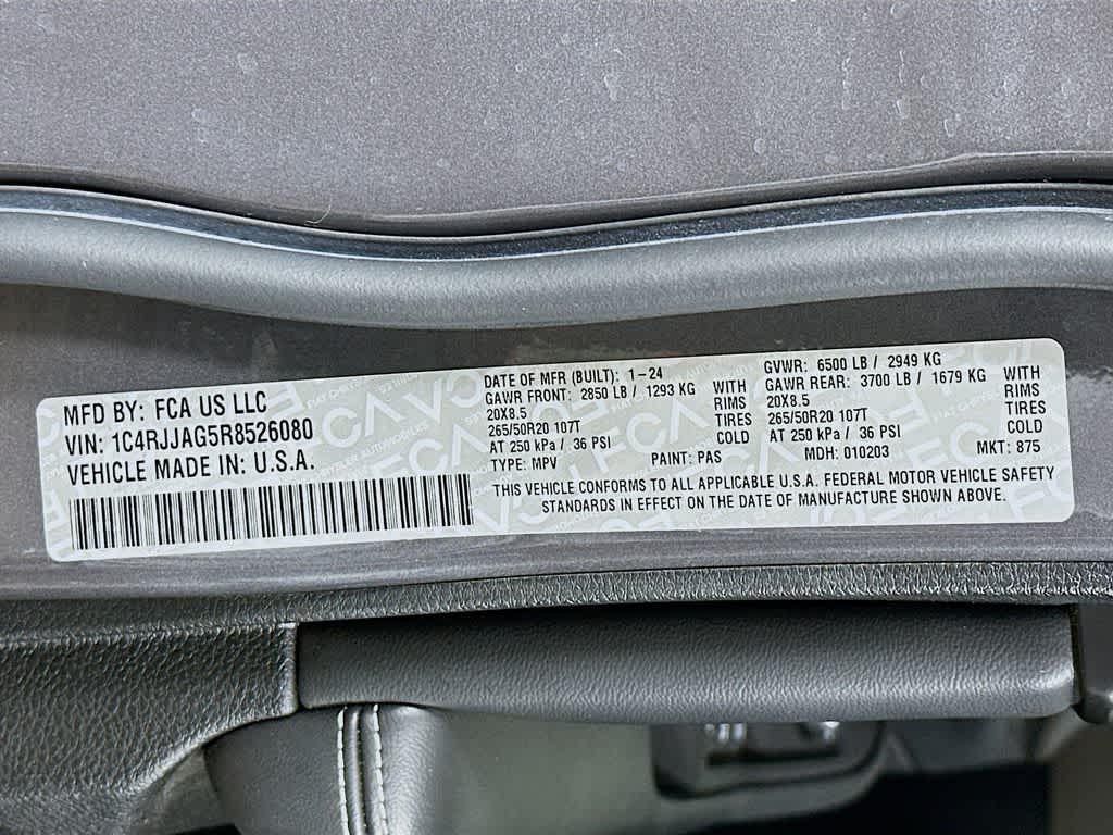 Jeep Grand Cherokee L Altitude X 2024