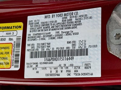 2015 Ford Fusion SE