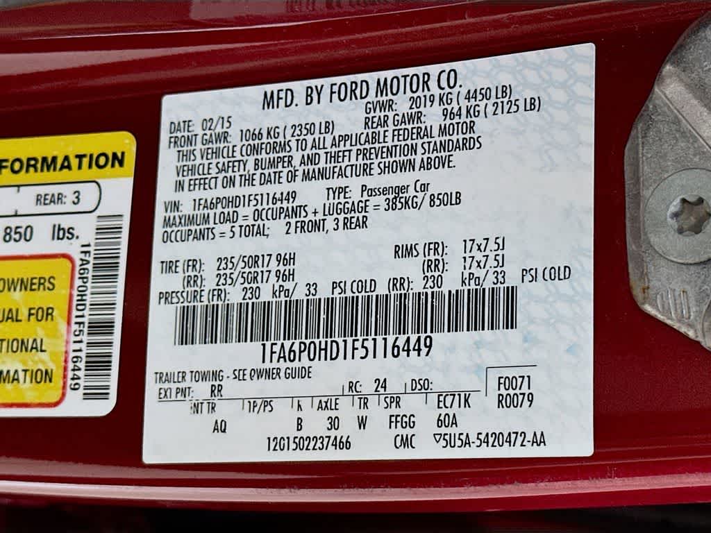2015 Ford Fusion SE