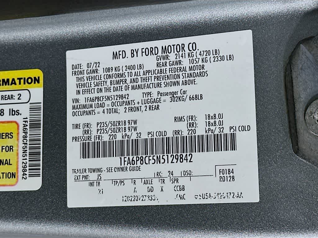 Ford Mustang GT 2022