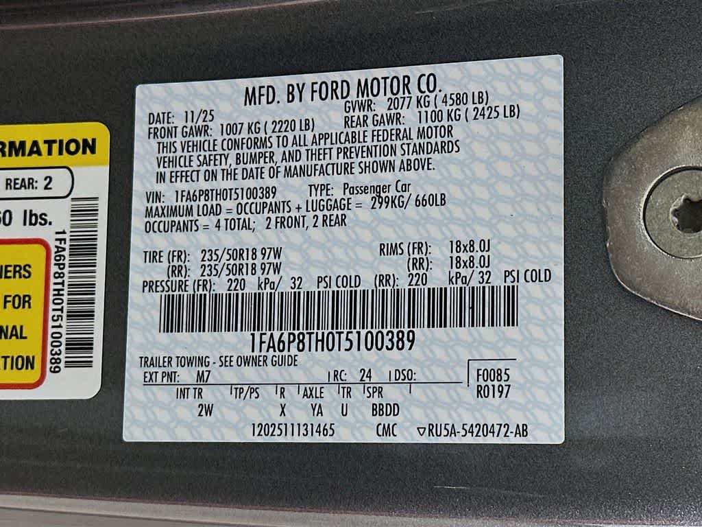 Ford Mustang EcoBoost 2026