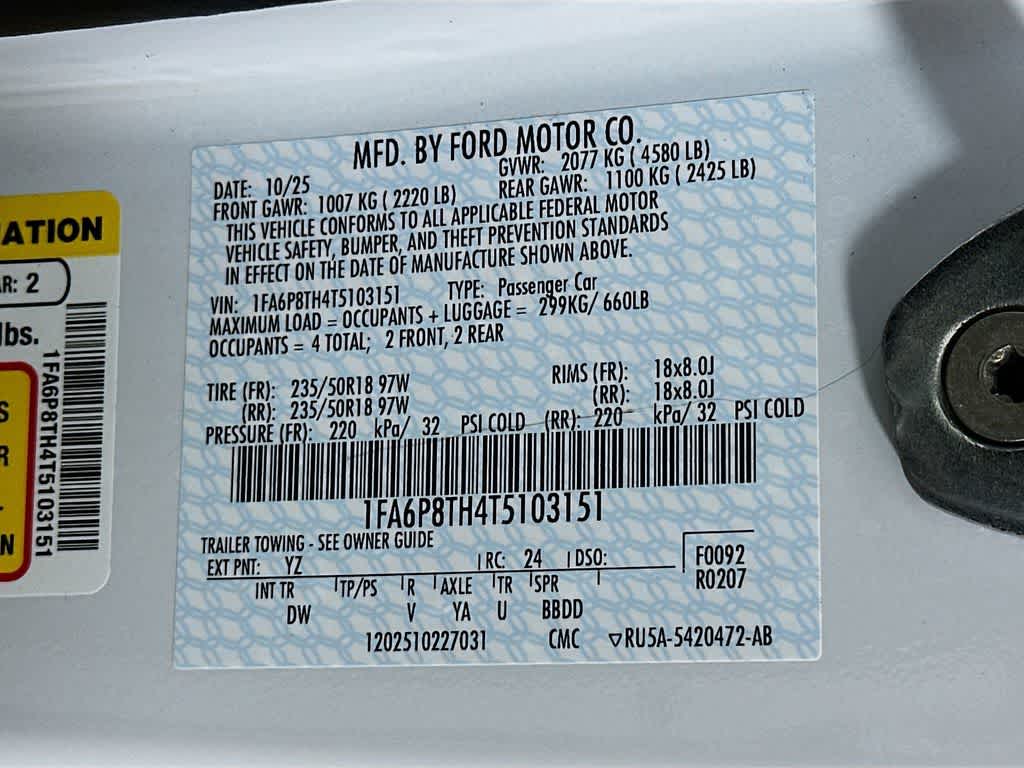 Ford Mustang EcoBoost 2026