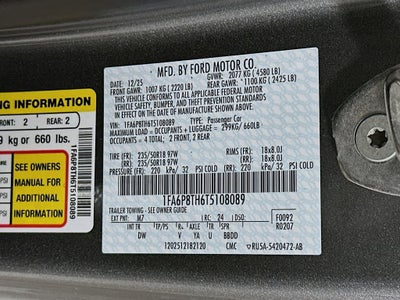 Ford Mustang EcoBoost 2026