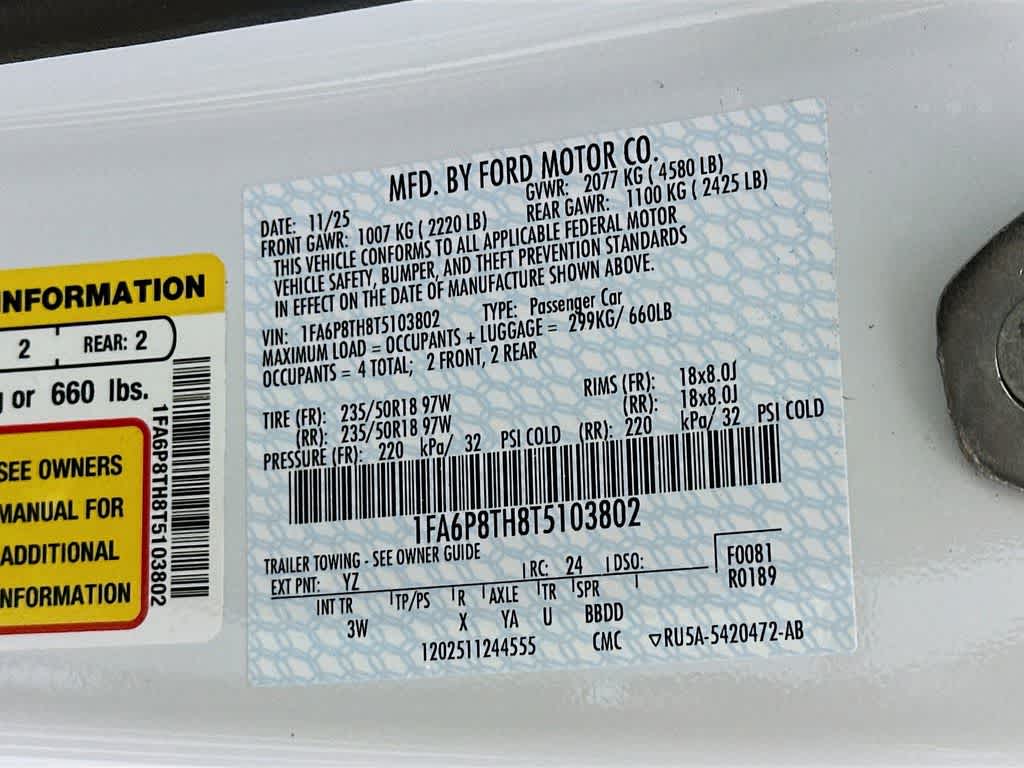 2026 Ford Mustang EcoBoost Premium