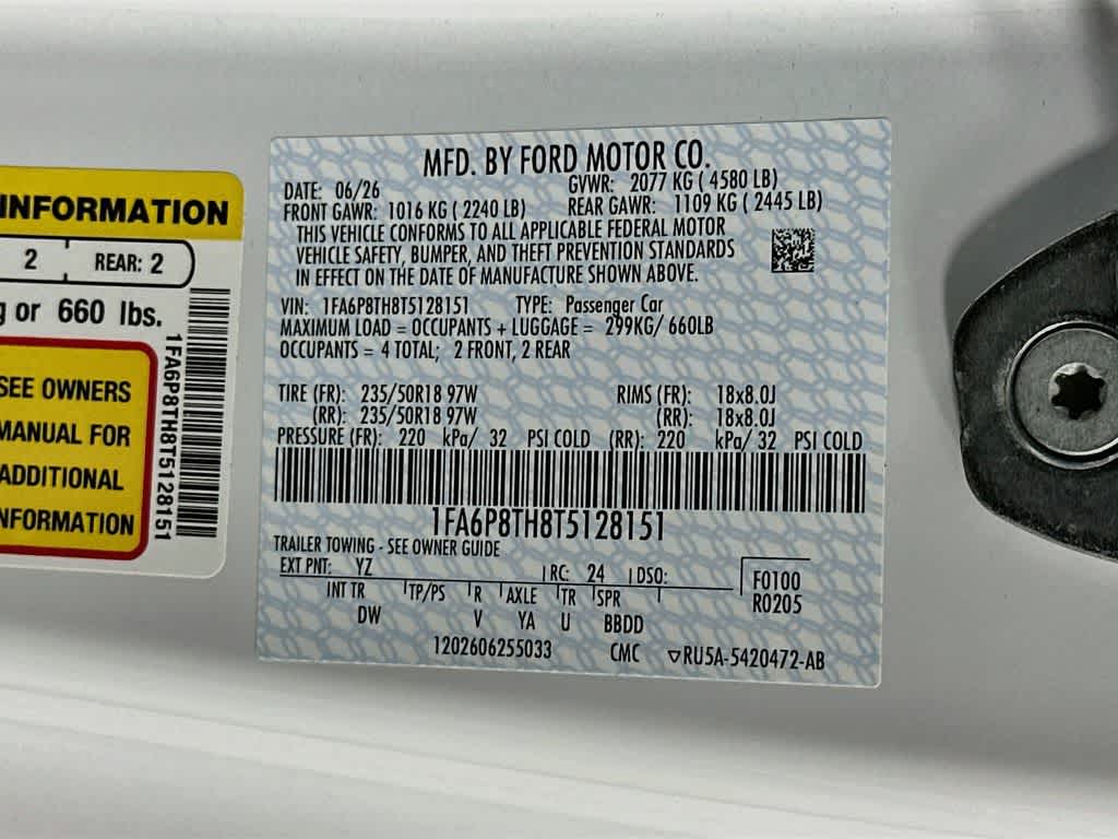 Ford Mustang EcoBoost 2026