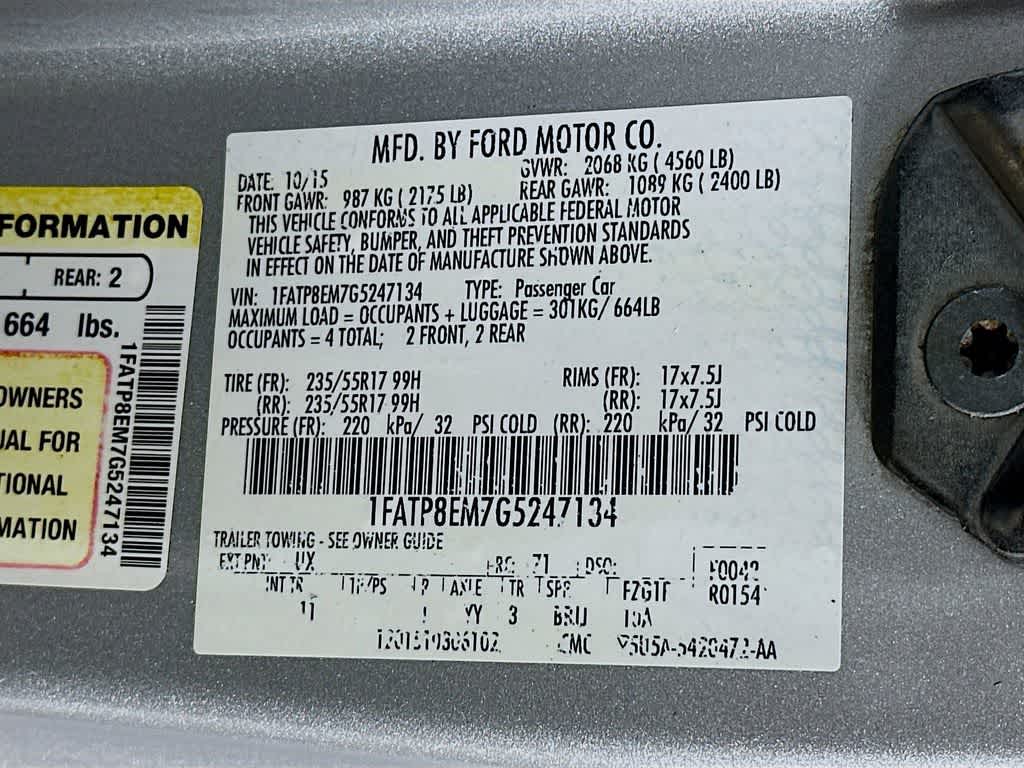 Ford Mustang V6 2016