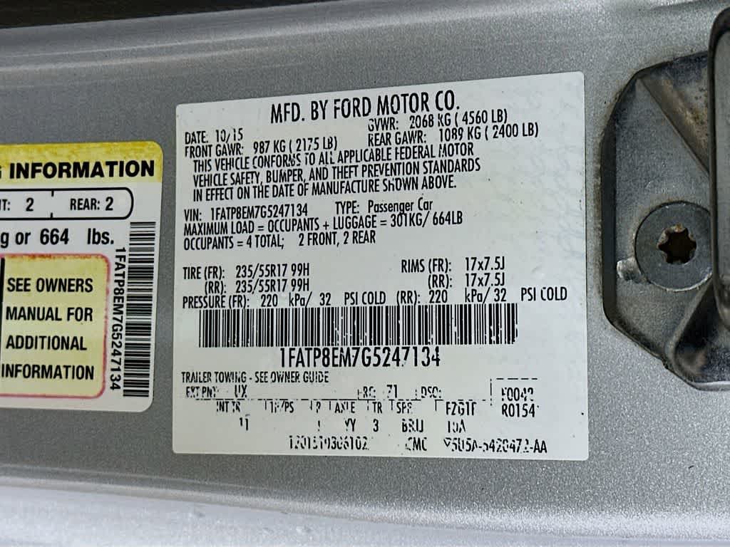 Ford Mustang V6 2016