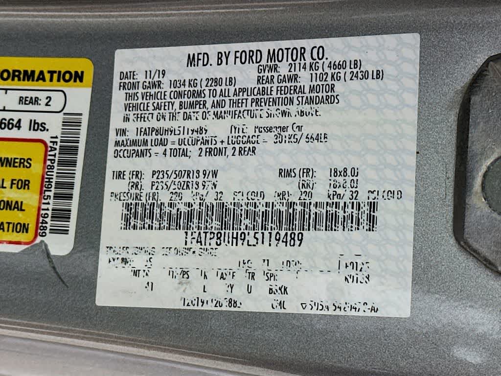 Ford Mustang EcoBoost Premium 2020