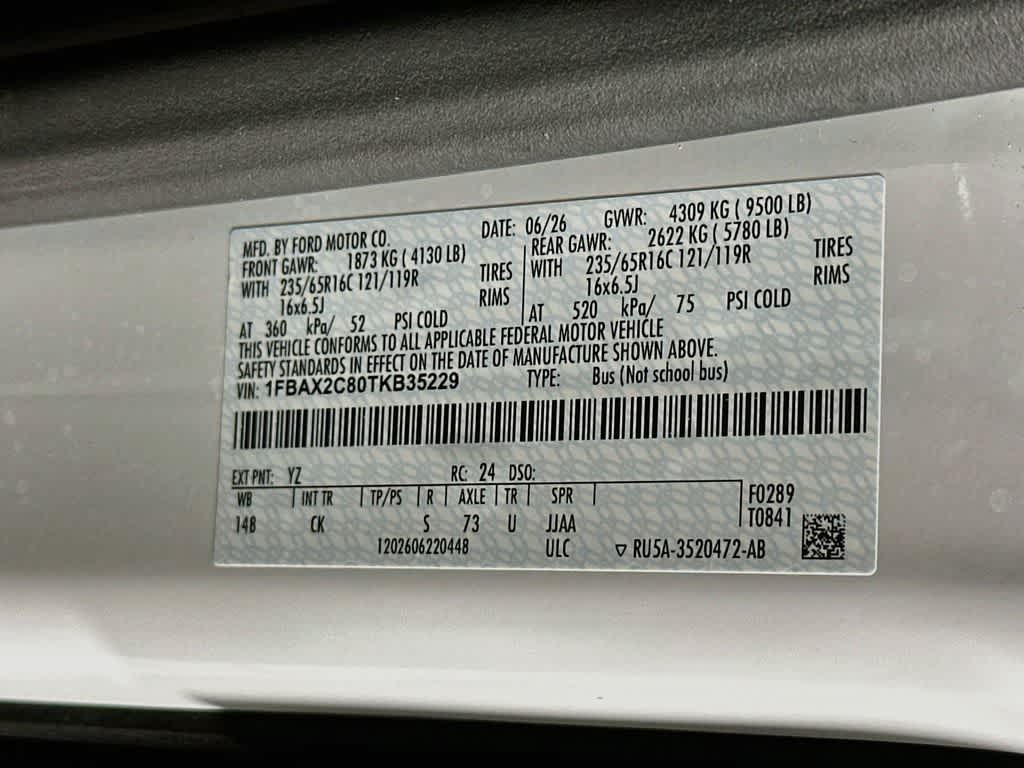 Ford Transit Passenger Wagon XL 2026