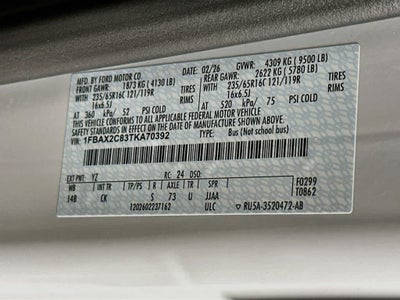 Ford Transit Passenger Wagon XL 2026