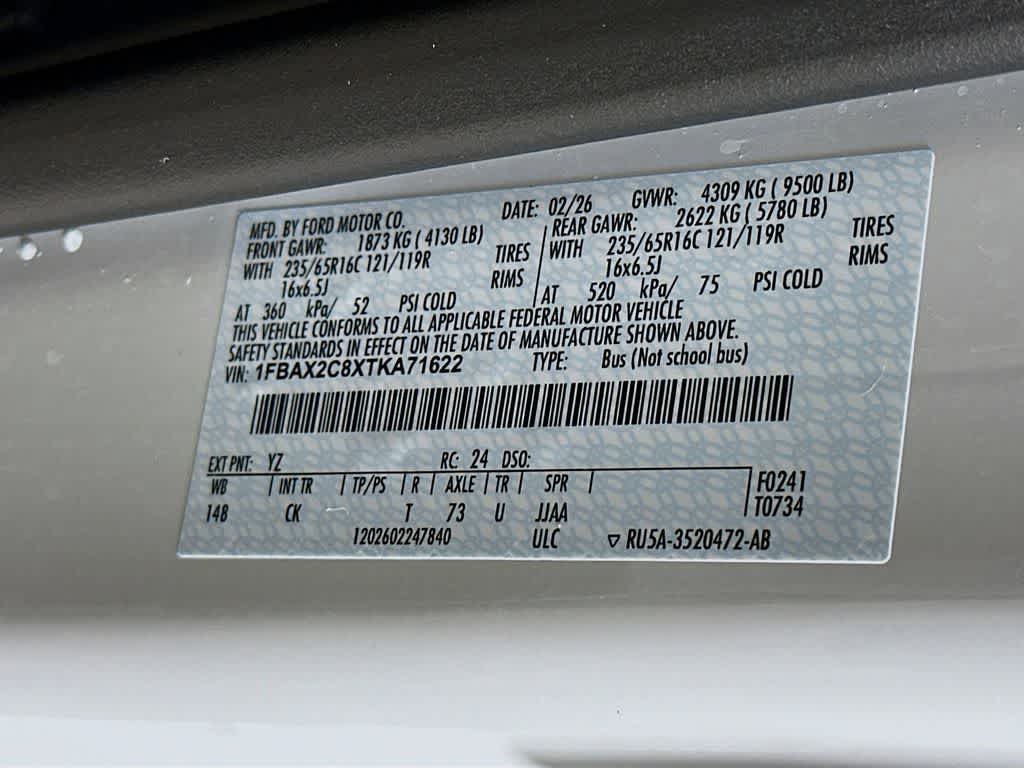 Ford Transit Passenger Wagon XLT 2026
