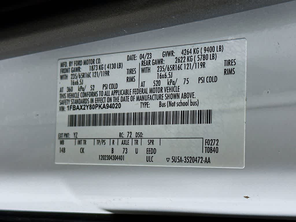 2023 Ford Transit Passenger XLT