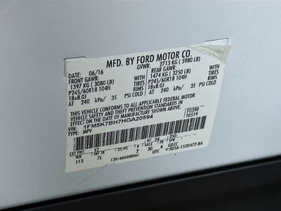 Ford Explorer Base 2017