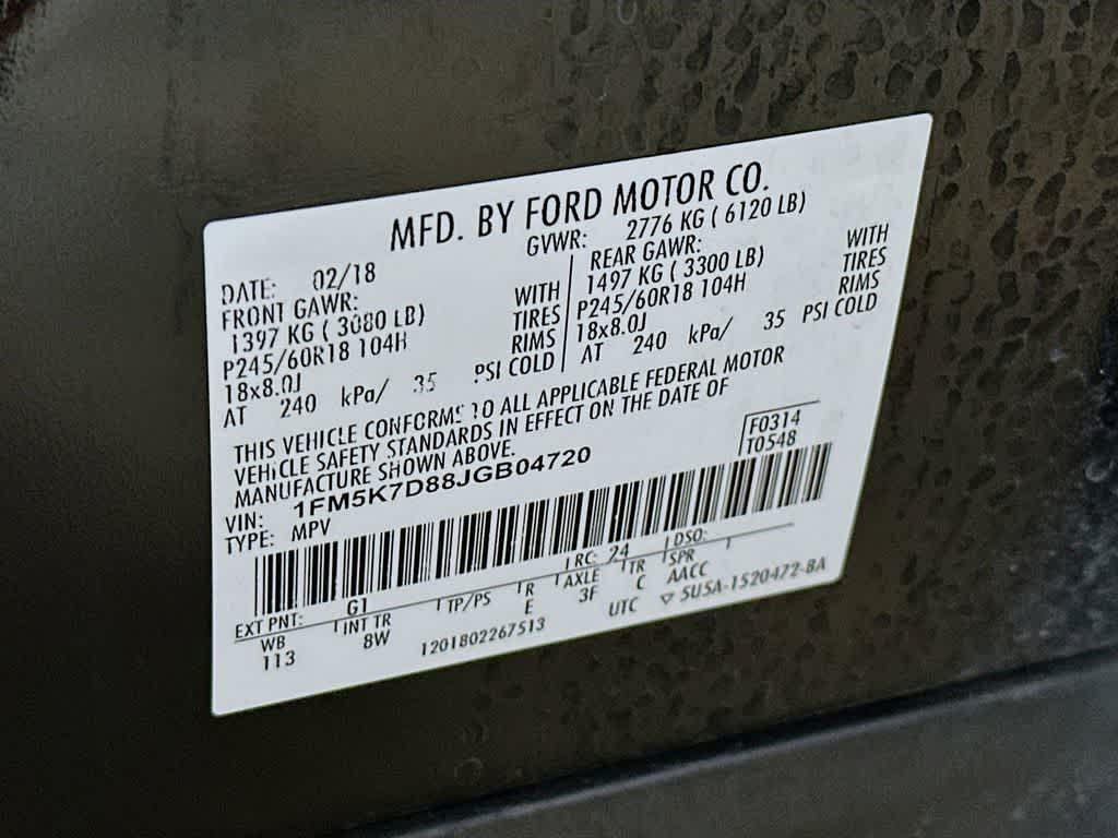 2018 Ford Explorer XLT