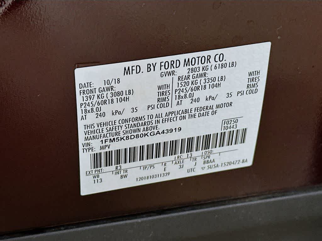 Ford Explorer XLT 2019