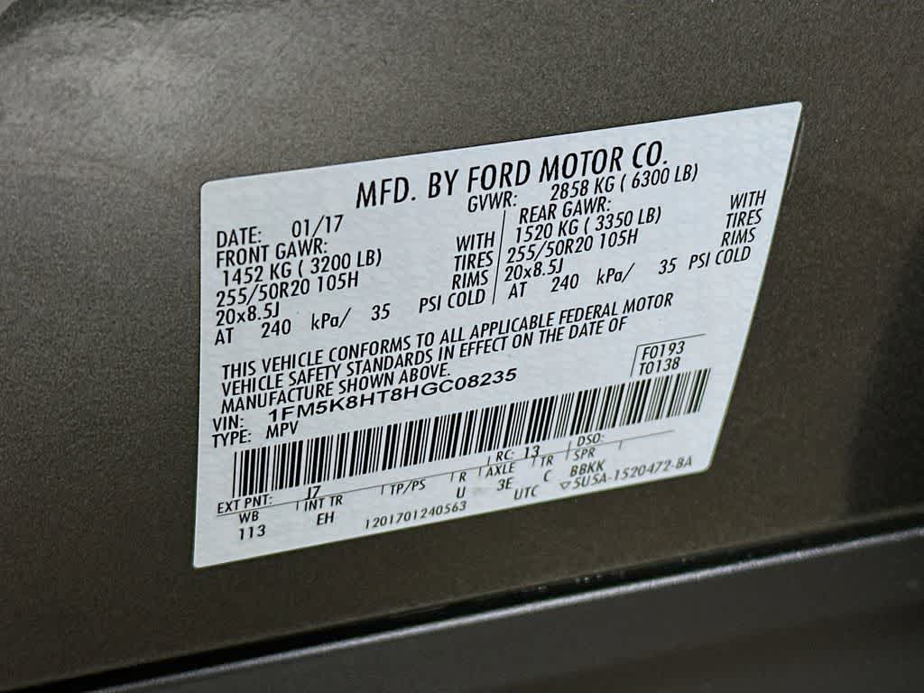 Ford Explorer Platinum 2017