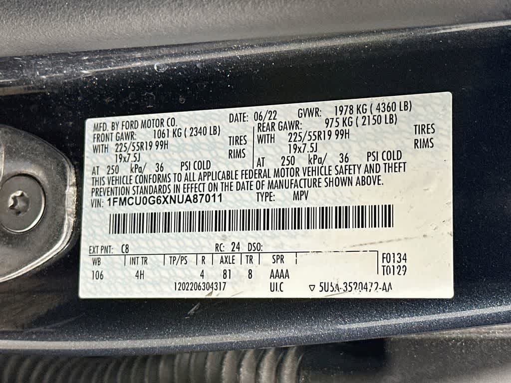 2022 Ford Escape SE