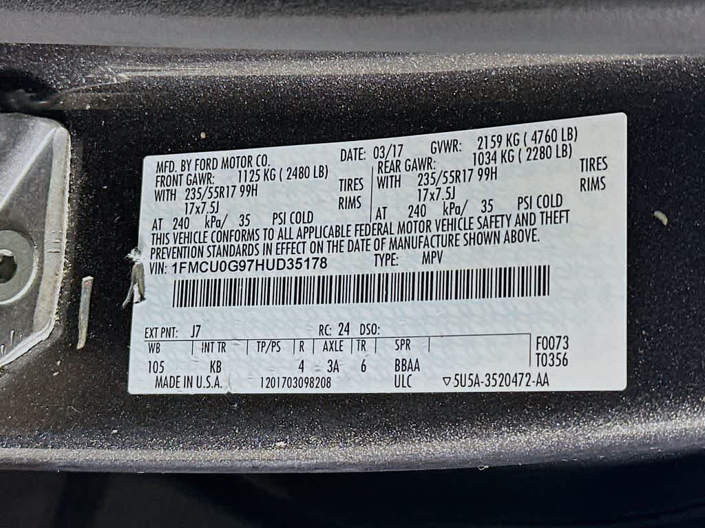 2017 Ford Escape SE
