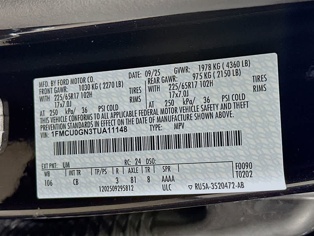 2026 Ford Escape Activo