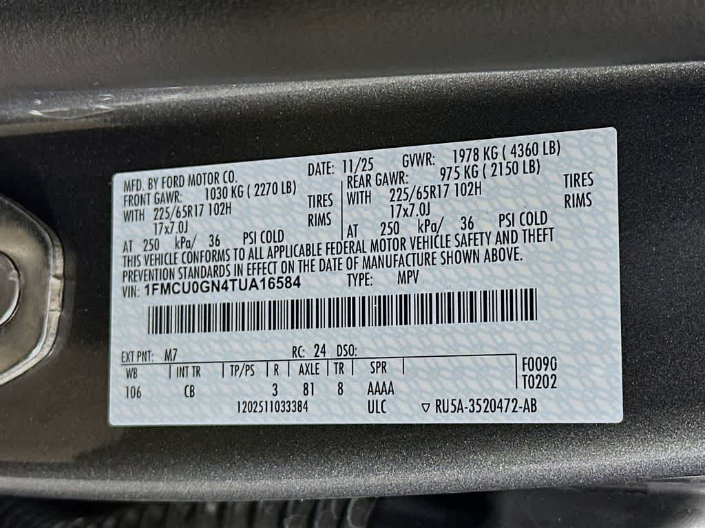 2026 Ford Escape Activo