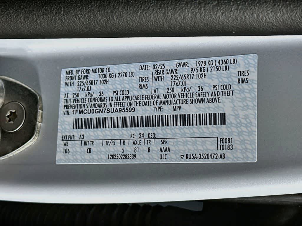 2025 Ford Escape Activo