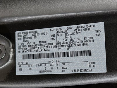 2026 Ford Escape Activo