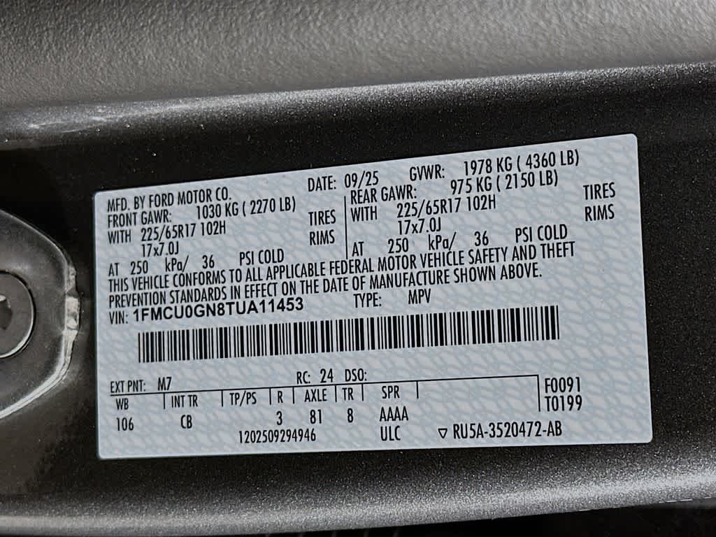 2026 Ford Escape Activo