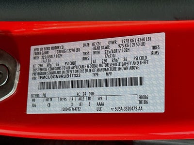 2024 Ford Escape Activo