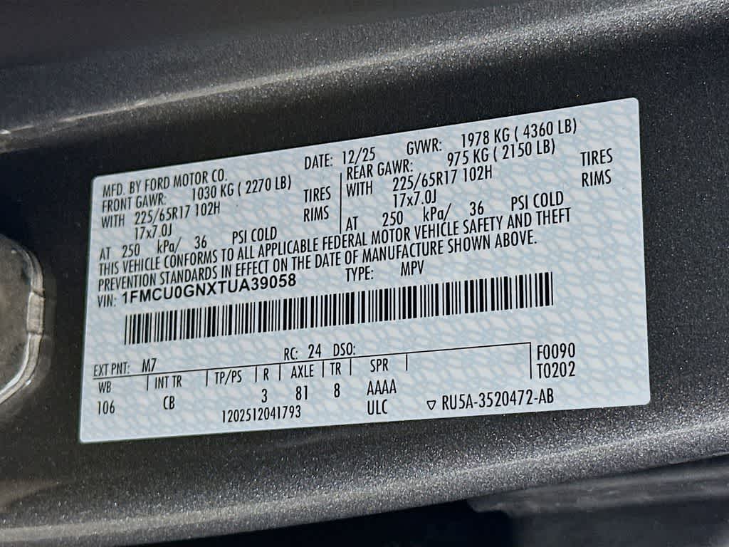 2026 Ford Escape Activo