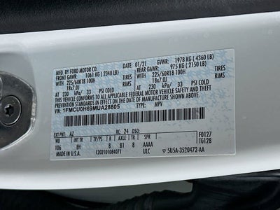 2021 Ford Escape SEL