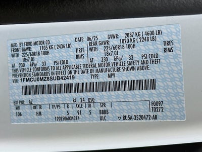 2025 Ford Escape ST-Line