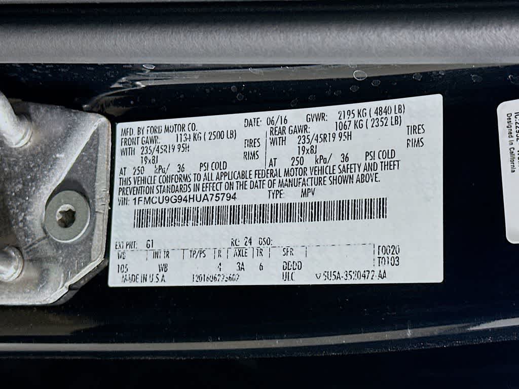 2017 Ford Escape SE
