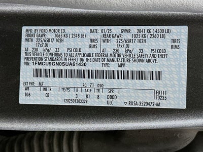 2025 Ford Escape Activo