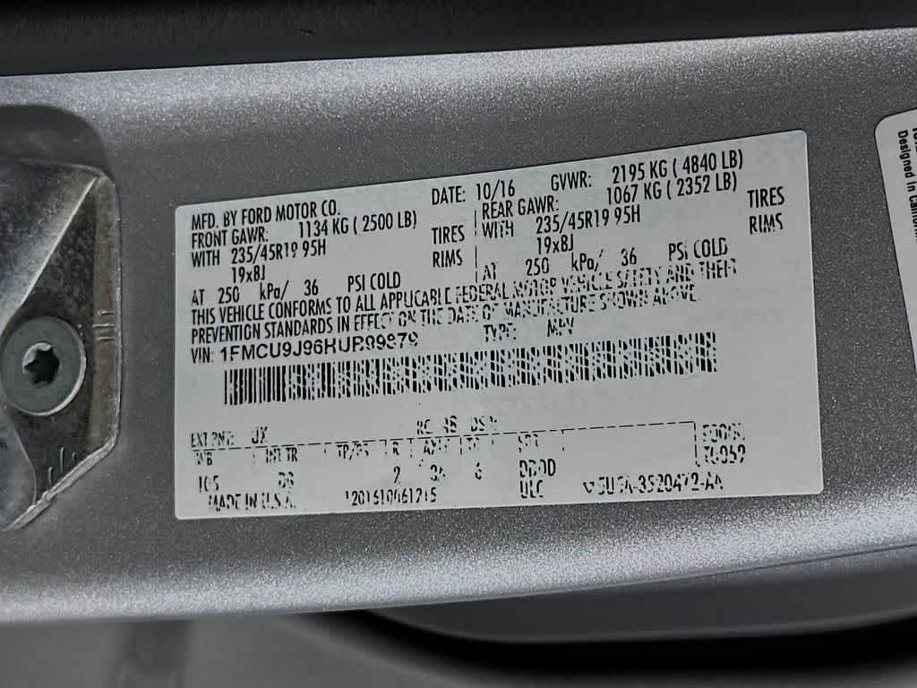 Ford Escape Titanium 2017
