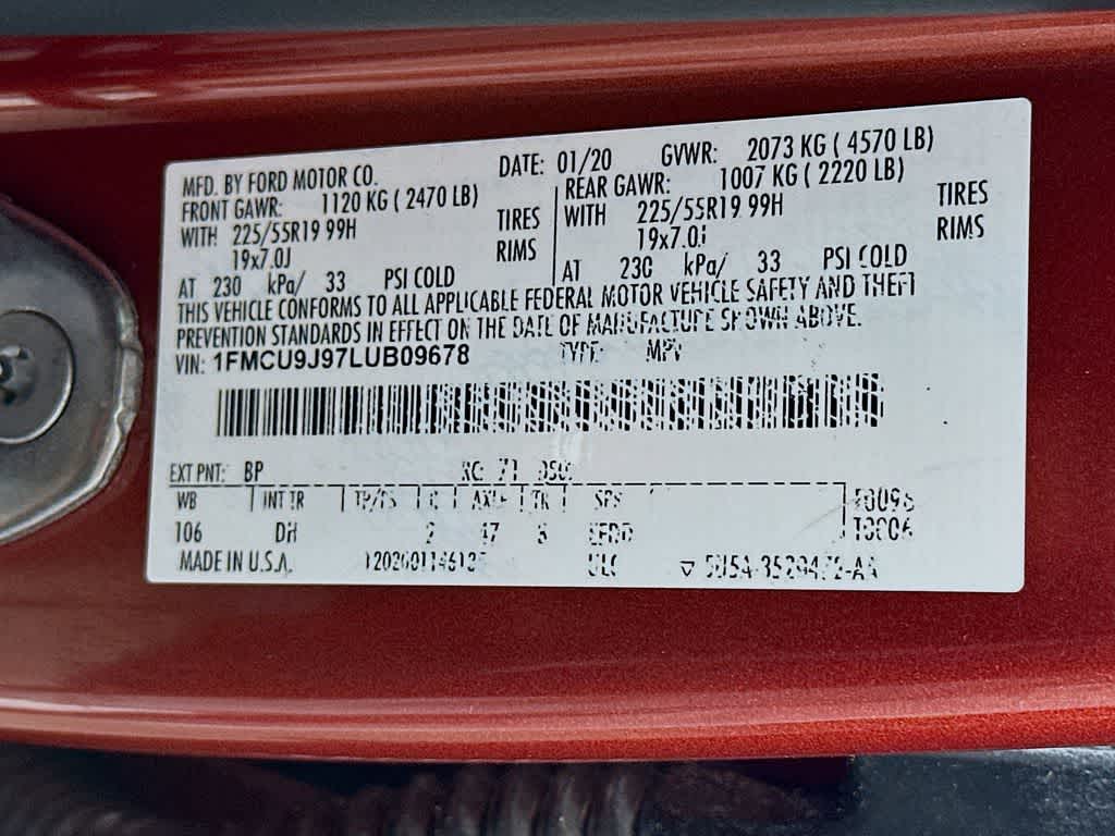 Ford Escape Titanium 2020