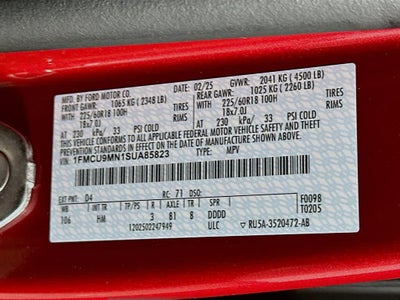 2025 Ford Escape ST-Line