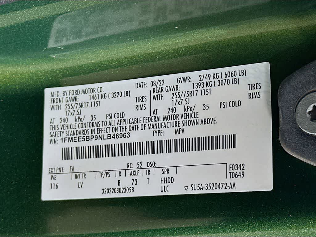 2022 Ford Bronco Big Bend