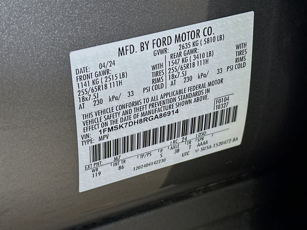 Ford Explorer XLT 2024