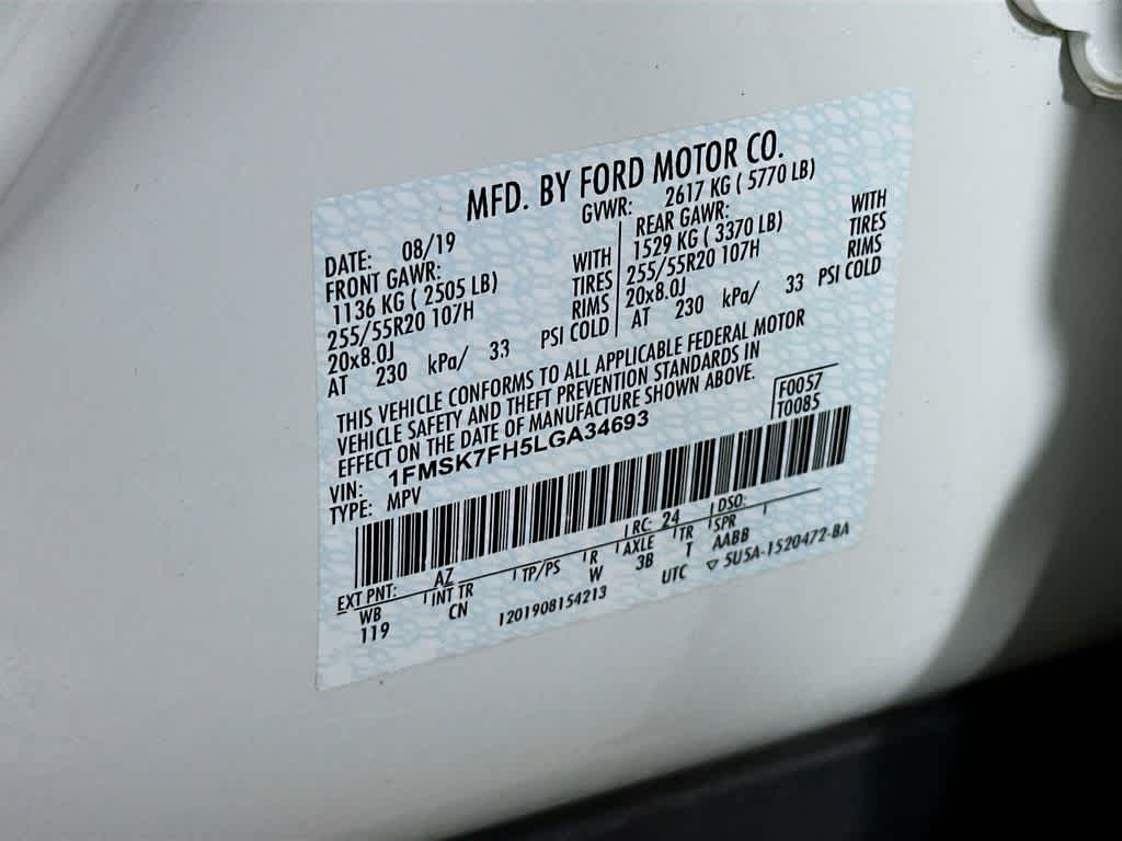 Ford Explorer Limited 2020