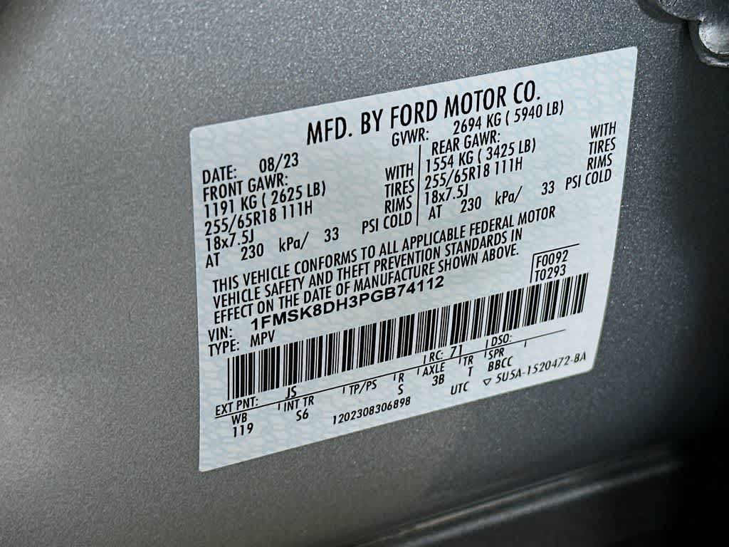 Ford Explorer XLT 2023