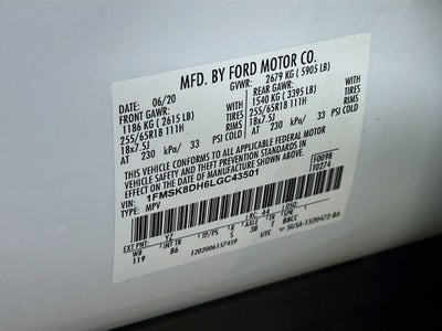 Ford Explorer XLT 2020