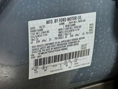 Ford Explorer Active 2026 con paquete 100A